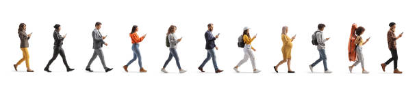 istock People using smartphones and walking in a line 1481074805