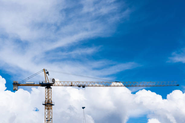 Yellow Construction Crane