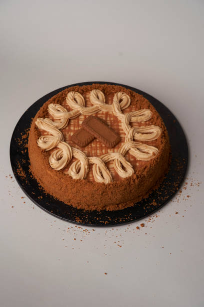 istock Cheesecake with cookies and whipped cream 1481082893