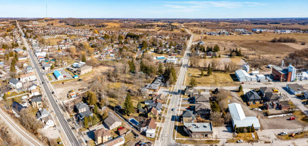 istock Aerial view Baden, Waterloo, Canada. 1481083072