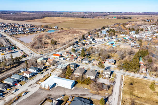 istock Aerial view Baden, Waterloo, Canada. 1481083075