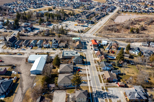 istock Aerial view Baden, Waterloo, Canada. 1481083078