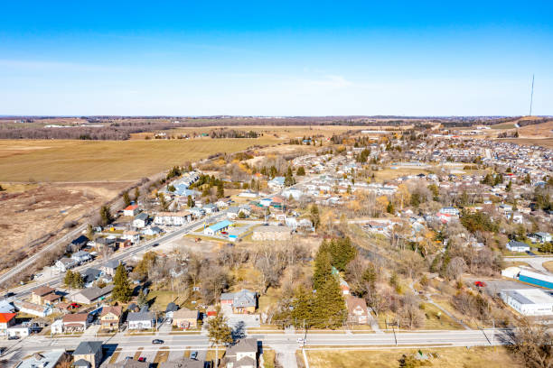 istock Aerial view Residential District in Baden, Waterloo, Canada. 1481083115