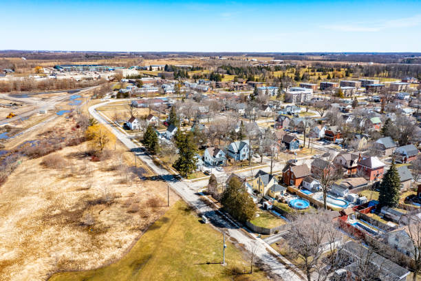 istock Railway Track and Train Station, Stratford city, Canada 1481084317
