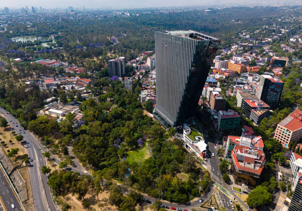 istock Office buildings at Mexico City 1481086687