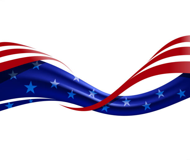 illustrazioni stock, clip art, cartoni animati e icone di tendenza di bandiera degli stati uniti alla moda - usa politics flag american culture