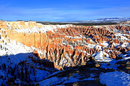 Bryce Canyon National Park, a Park with natural amphitheater, many overlooks and trails in Utah, USA