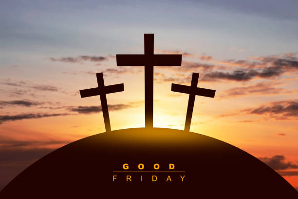 istock Christian Cross on the hill 1481093417