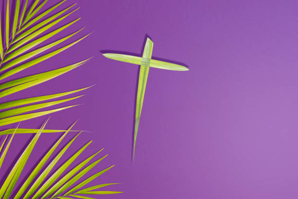 팜형 일요일 - applauding cross cross shape jesus christ 뉴스 사진 이미지