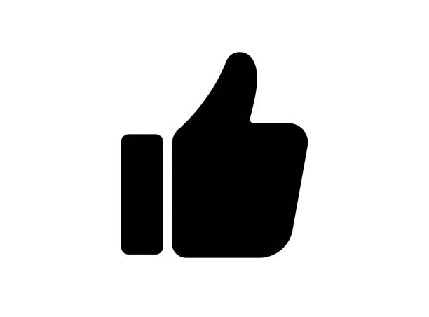 Like thumb up good button icon vector illustration Like thumb up good button icon vector illustration ちやほや stock illustrations