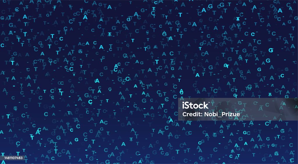 Big Genomic Data Visualization Stock Illustration - Download Image Now ...