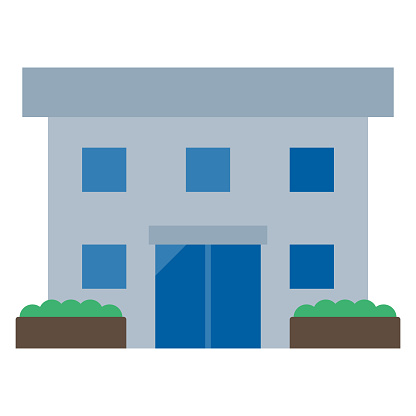 Simple Building Immage Vector Illustration Of A Simple Building Stock Illustration - Download ...