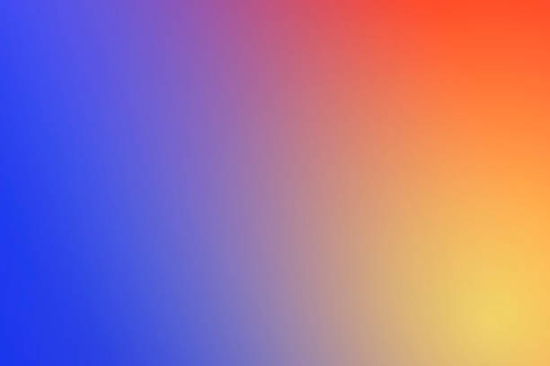 Abstract gradient color background. Red, orange, yellow, gradation until purple and blue. Background color for graphic design, banner, poster.