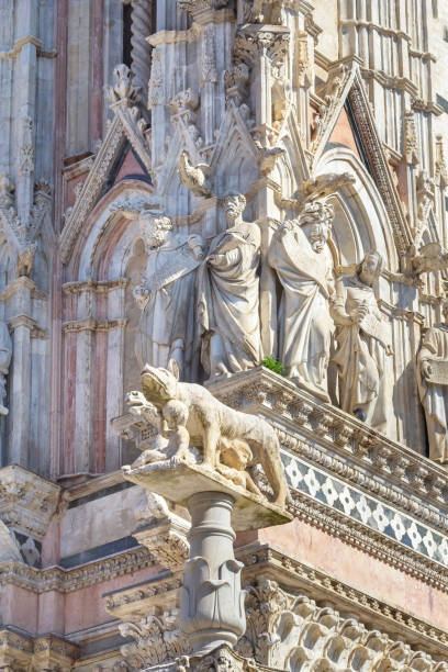istock Facade of Siena Cathedral closeup. 1481118245