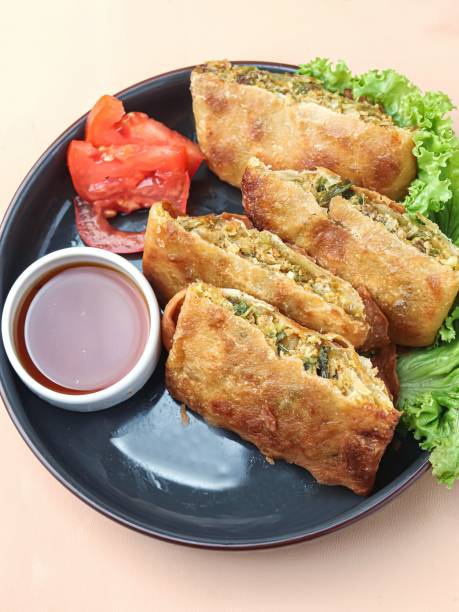 istock Martabak Telor or Martabak Egg. Savory pan-fried pastry 1481122262