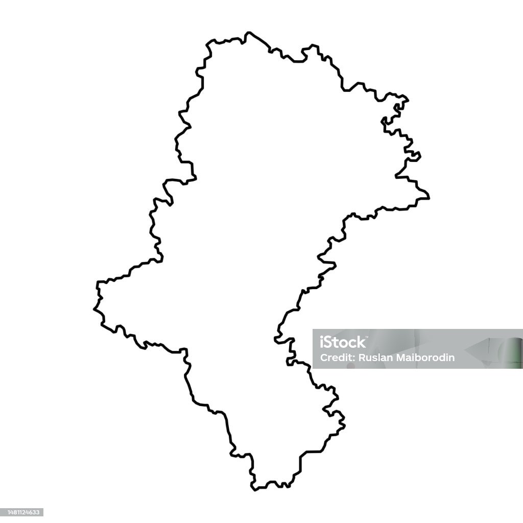 シレジア県の地図、ポーランドの州。ベクターイラスト。 - イラスト素材...