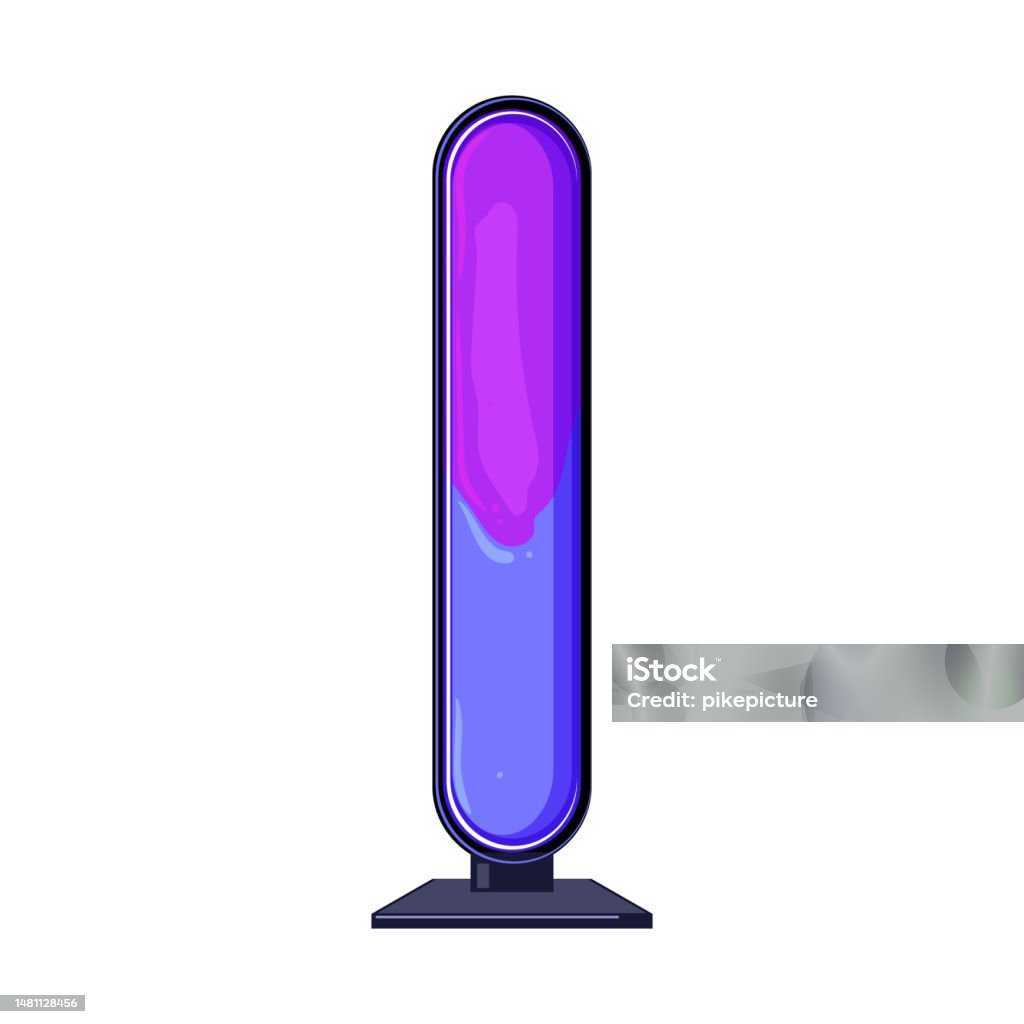 Cartoon Led Control Control Smart Lamp Cartoon Vector Illustration Stock Illustration ...