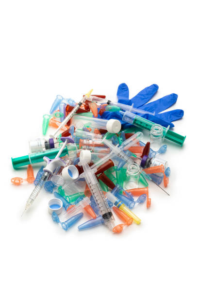 istock Medical hazardous hospital waste 1481135097