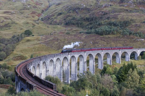 istock Glenfinnan Viaduct and Steam Train 1481136267