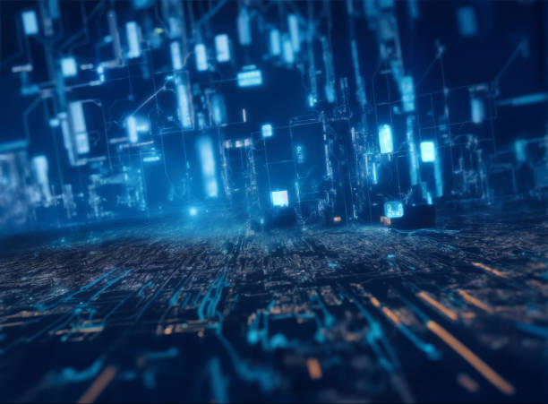 istock Abstract Technology Background of Futurism 1481145646