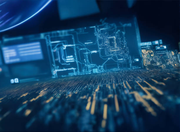 istock Abstract Technology Background of Futurism 1481151858
