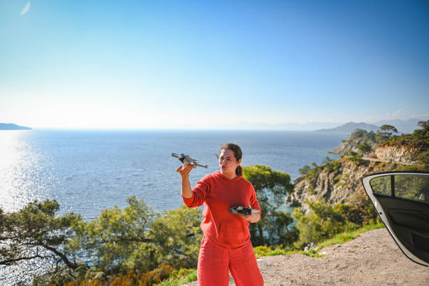 istock woman traveling with quadcopter 1481152759