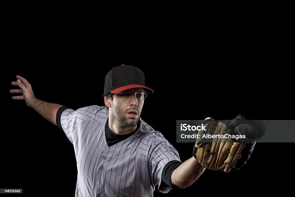 Jugador de béisbol - Foto de stock de Adulto libre de derechos