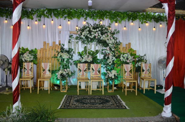 istock wedding Decoration with beautiful flowers 1481158393