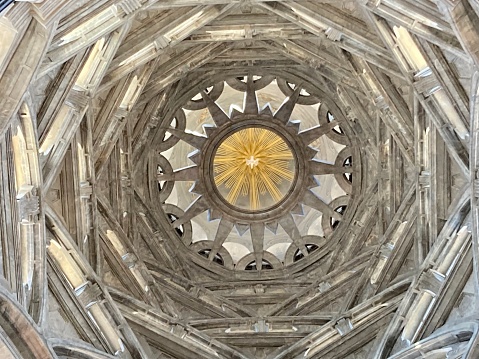 Italy - Torino - Chapel of the Sacra Sindone ( Holy Shroud ) - dôme ceiling