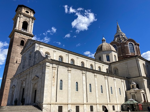 Italy - Torino - chapel of the Holy Shroud and catedral of Saint John Baptist
