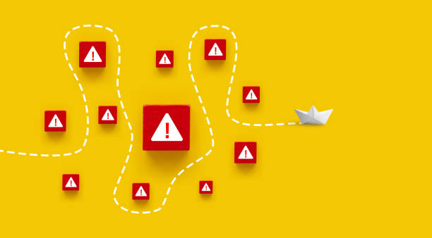 istock a paper boat that passes through obstacles and advances to its goal 1481175740