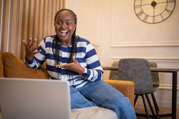 istock Young woman working from home 1481177356