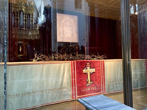 Italy - Torino - the Holy Shroud in the cathedral of St John Baptist