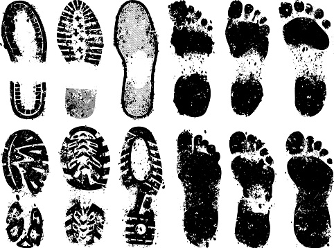 Highly detailed footprints.