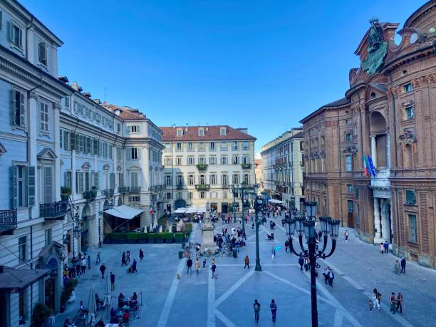 Italy - Torino - Piazza Carignano ( Place Carignano in the downtown)