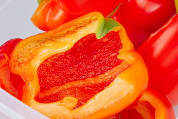 Red pepper close-up shot