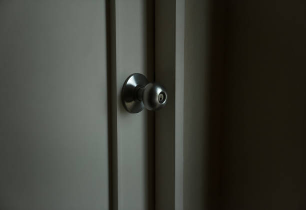 istock close up circle steel door knob 1481196379