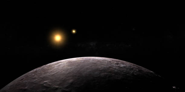 exoplaneta proxima centauri b com estrelas binárias alpha centauri - observatório espacial kepler fotos - fotografias e filmes do acervo