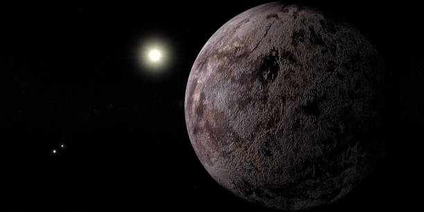exoplaneta proxima centauri b com estrelas binárias alpha centauri e estrela anã vermelha - observatório espacial kepler fotos - fotografias e filmes do acervo