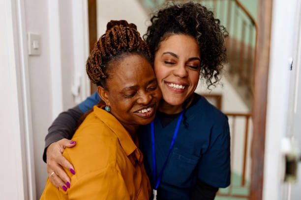 istock A caring nurse doing a home visit with a female patient 1481201019
