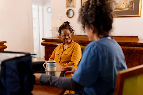 istock Medical check with senior people 1481201171