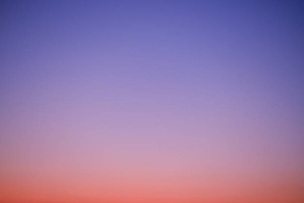 istock Sunset sky gradient from red to violet, copy space. Clear sunset sky with the bright light of the setting sun 1481201264