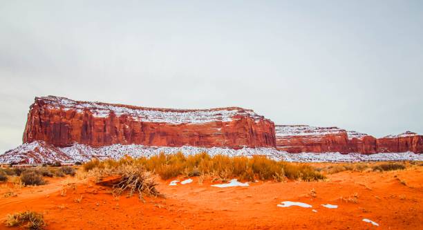 istock Cloudy sky over Monument Valley in Navajo County, Arizona 1481206236