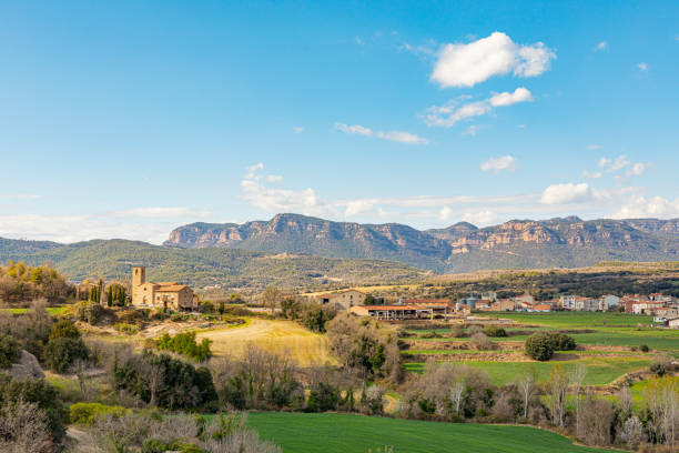 Montmajor village during spring.