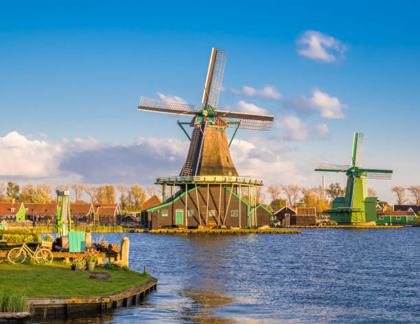 istock Wind Power in Rural Netherlands: Windmills. 1481209022