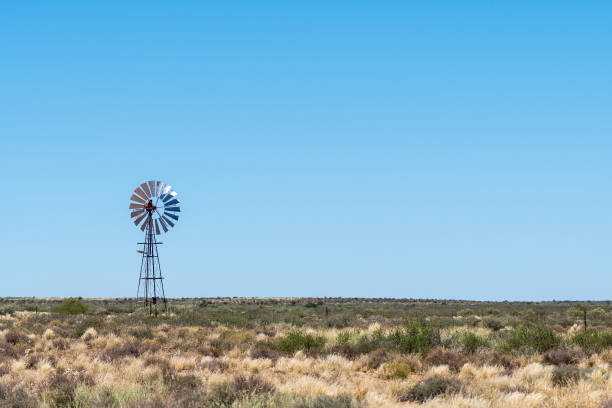 istock Windmill in a Karoo landscape near Putsonderwater 1481213095