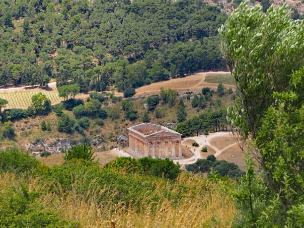 istock High view of Doric temple with columns at Segesta 1481214063
