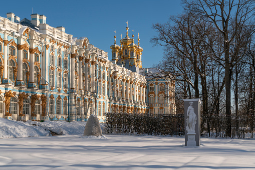 Trinity-Sergius Lavra in winter. Sergiev Posad, Russia.