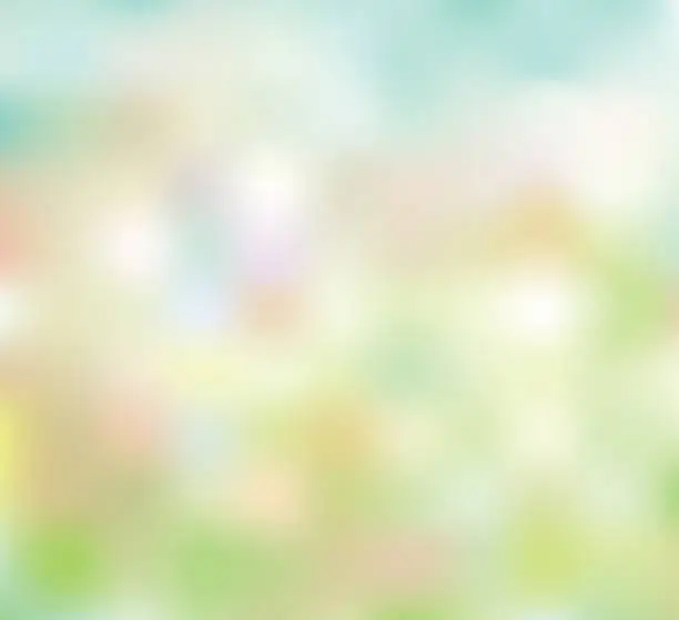 Vector illustration of Abstract defocused background. Spring. Summer.