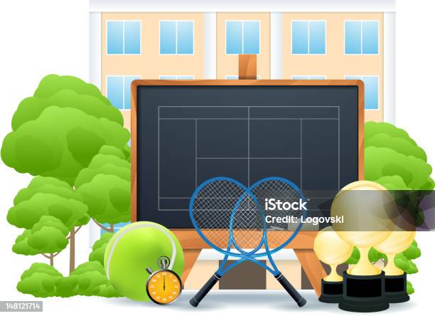 Concept De Tennis Vecteurs libres de droits et plus d'images vectorielles de Activité de loisirs - Activité de loisirs, Balle ou ballon, Chronomètre